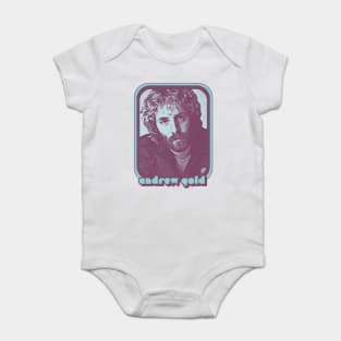 Andrew Gold /  / 80s Retro Aesthetic Fan Art Design Baby Bodysuit